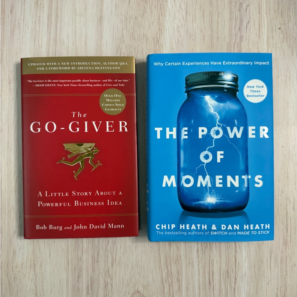 The Power of Moments - Blue Hardcover Book